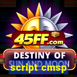 script cmsp